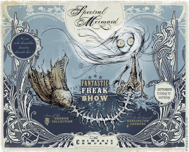 Poster ‘Spectrale Mermaid’ - © carine-m, book